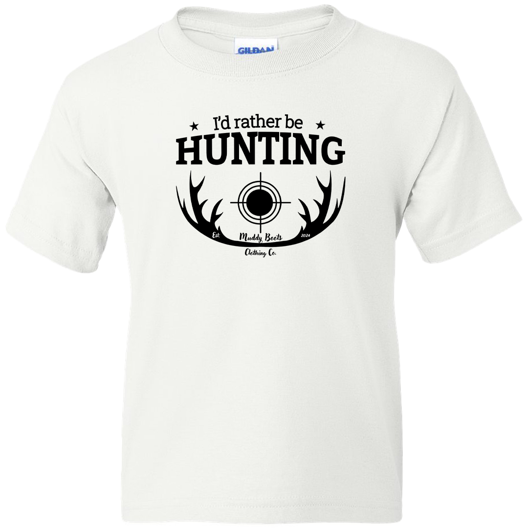 I'd Rather be Hunting Kids Tee