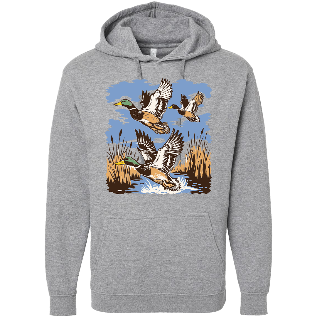 Vintage Ducks Adult Hoodie