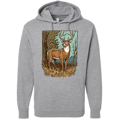 Vintage Deer Adult Hoodie