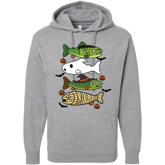 Halloween Fish Adult Hoodie