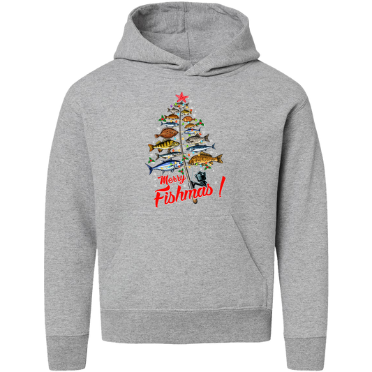 Merry Fishmas Kids Hoodie