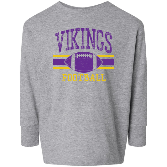 Vikings Football Kids Long Sleeve Tee
