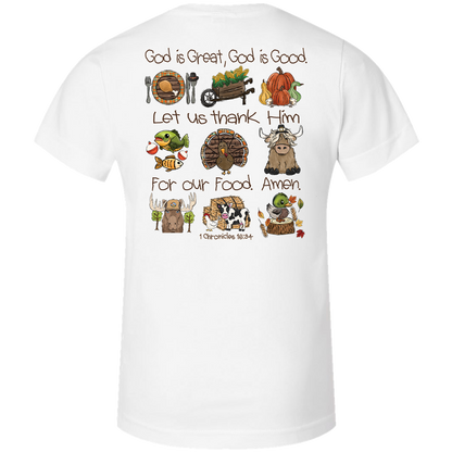 Thanksgiving Blessing Kids Tee