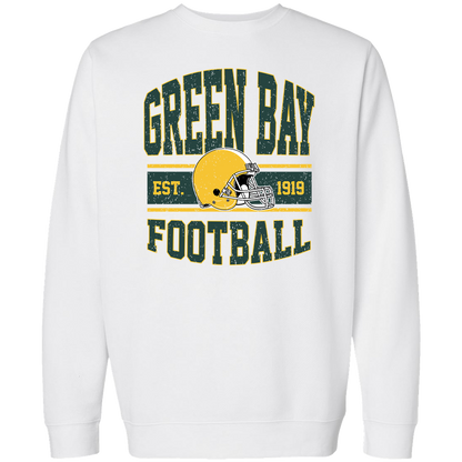 Green Bay Football Adult Crew Neck Sweatshirt