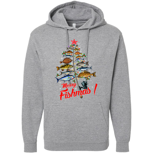 Merry Fishmas Adult Hoodie