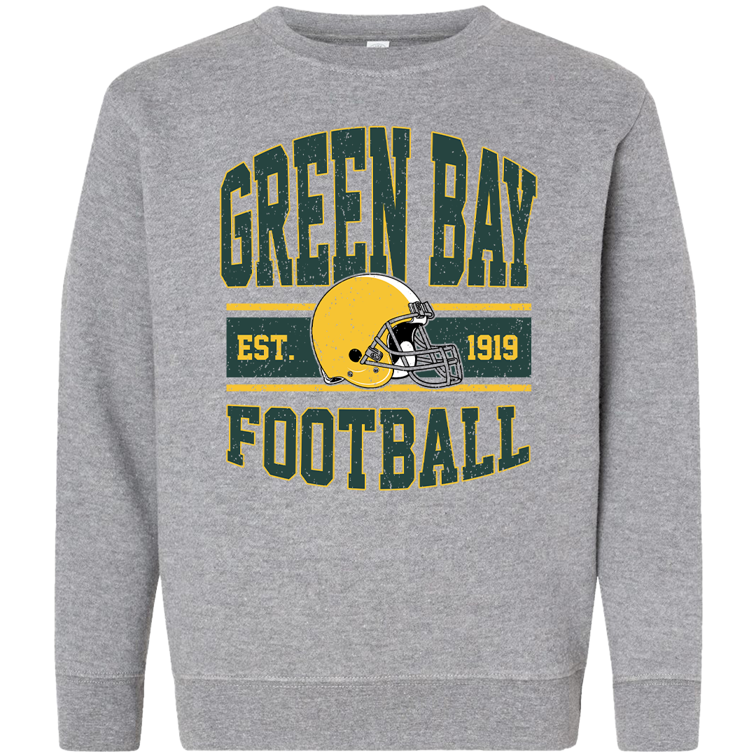 Green Bay Football Kids Crew Neck Sweatshirt