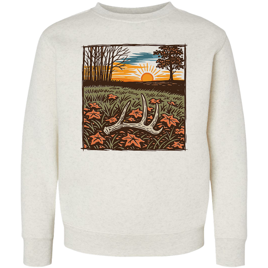Antler Shed Kids Crew Neck Sweatshirt