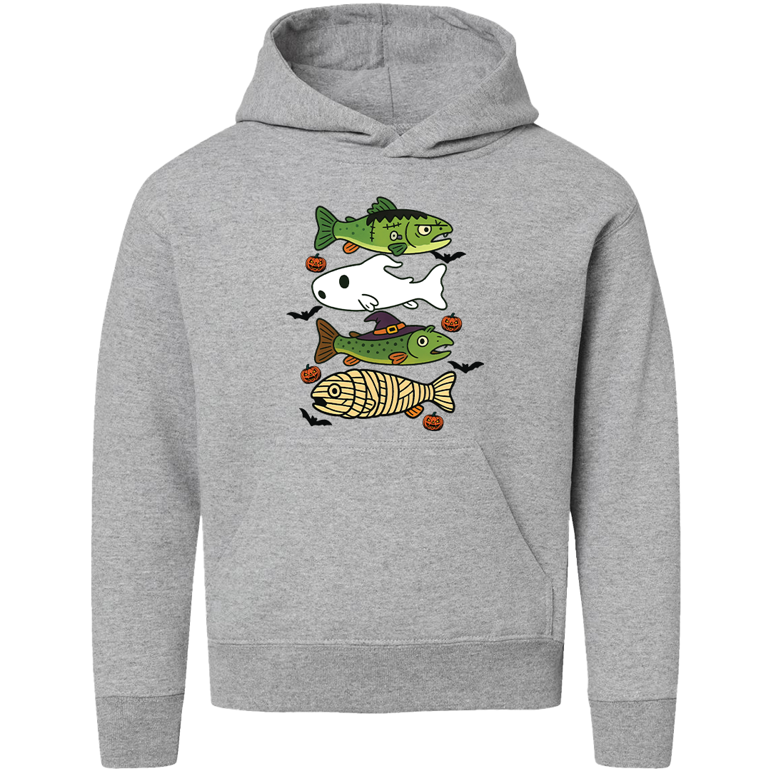 Halloween Fish Kids Hoodie