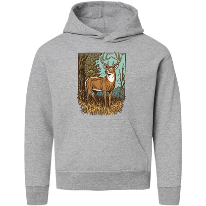 Vintage Deer Kids Hoodie