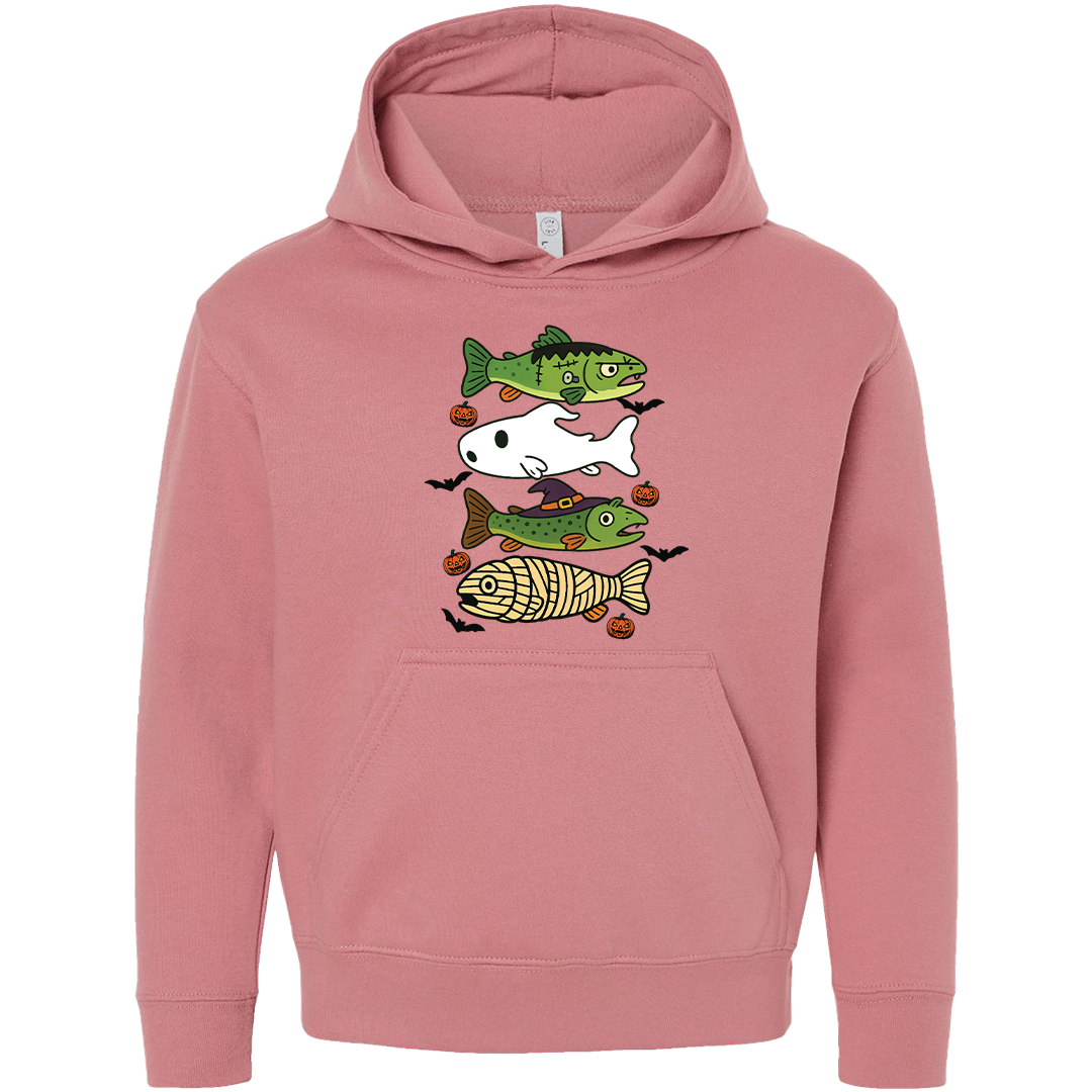 Halloween Fish Kids Hoodie