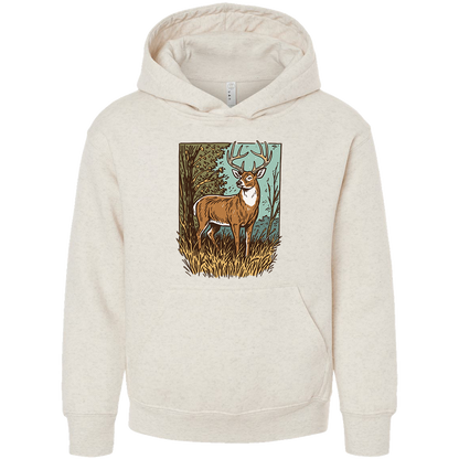 Vintage Deer Kids Hoodie