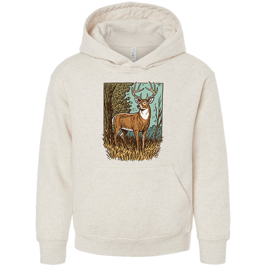 Vintage Deer Kids Hoodie