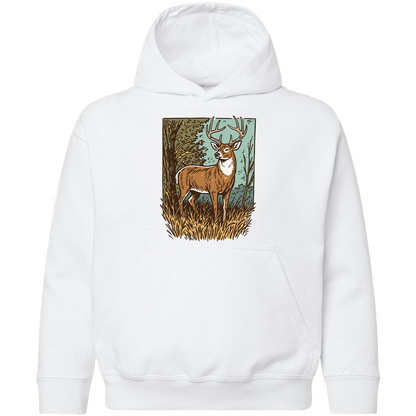 Vintage Deer Kids Hoodie