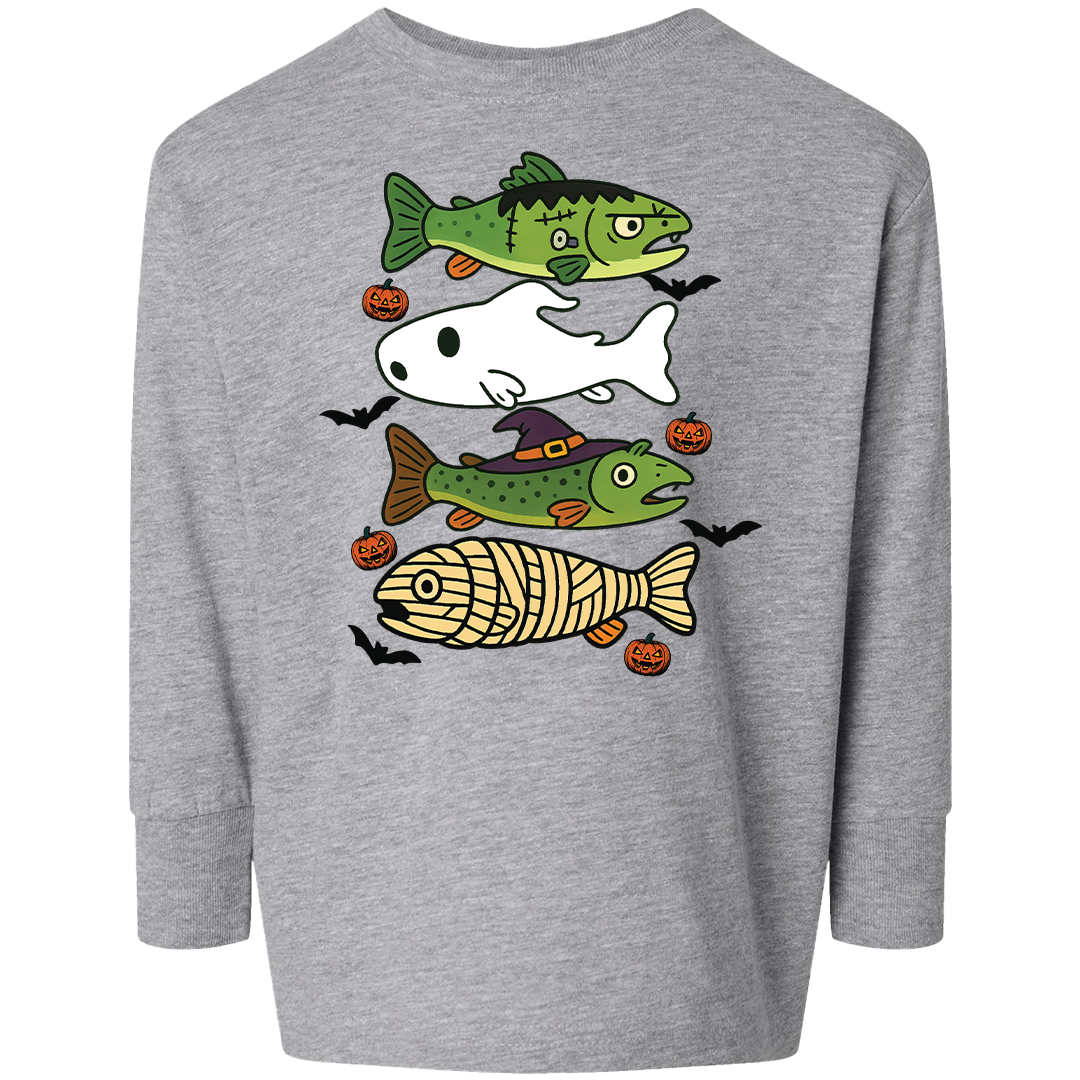 Halloween Fish Toddler Long Sleeve Tee