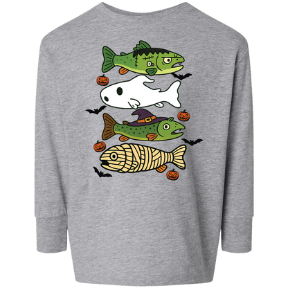 Halloween Fish Toddler Long Sleeve Tee