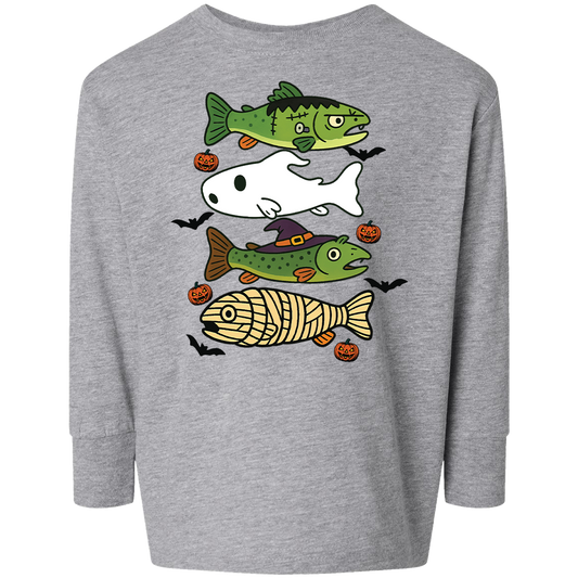Halloween Fish Toddler Long Sleeve Tee
