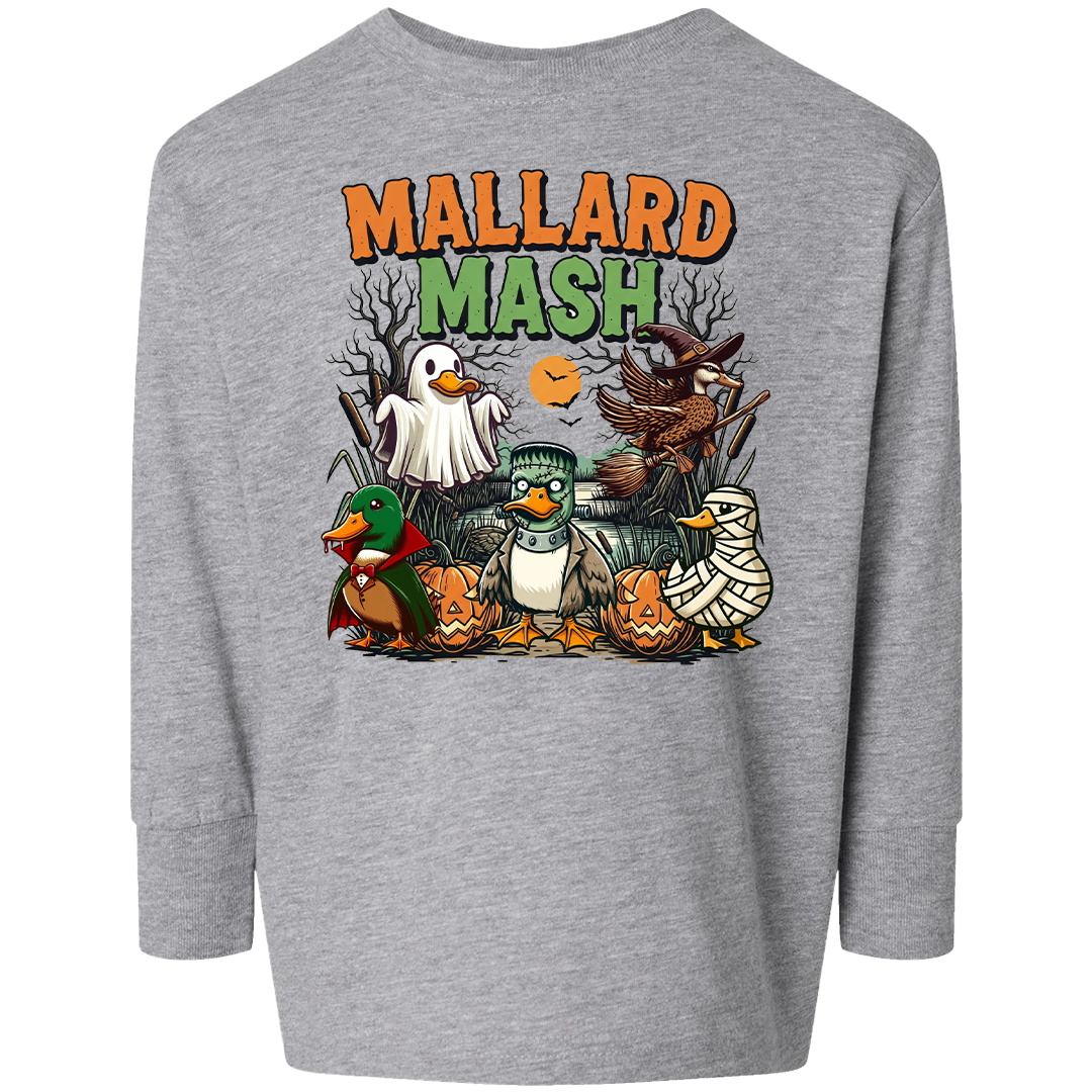Mallard Mash Kids Long Sleeve Tee