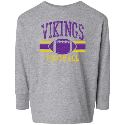Vikings Football Toddler Long Sleeve Tee