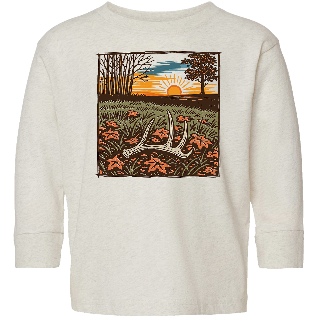 Antler Shed Toddler Long Sleeve Tee