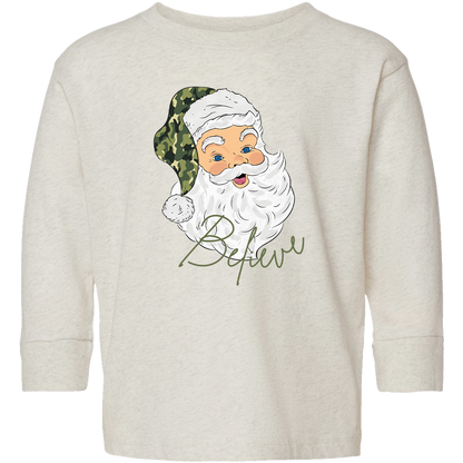 Believe in Santa Kids Long Sleeve Tee