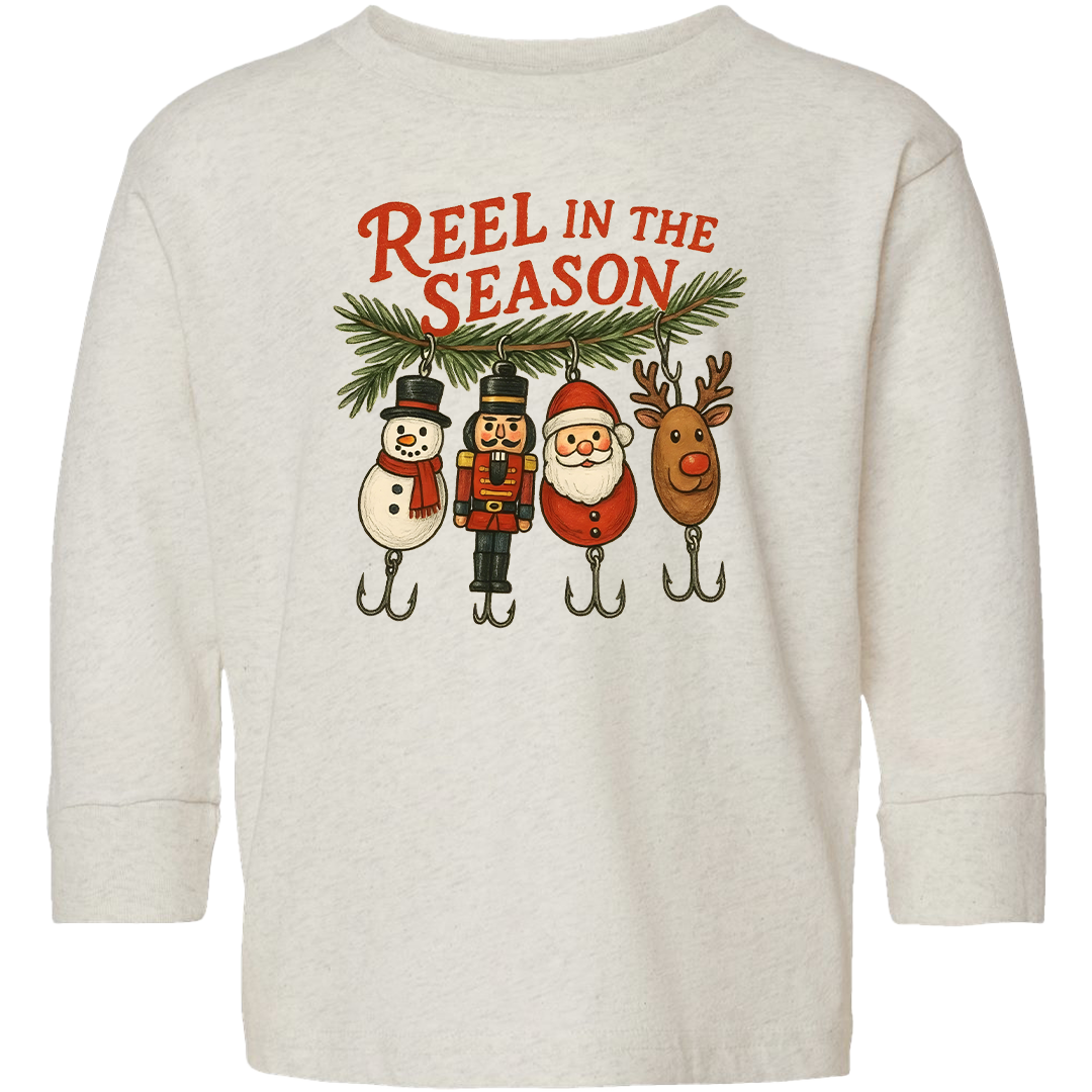 Reel Season Toddler Long Sleeve Tee