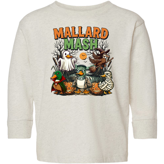 Mallard Mash Kids Long Sleeve Tee