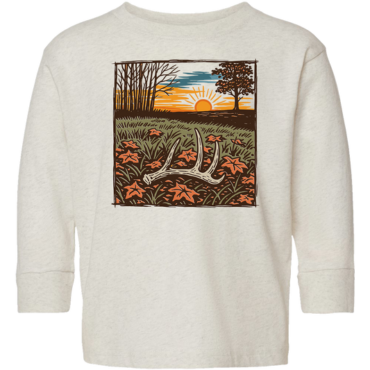 Antler Shed Kids Long Sleeve Tee