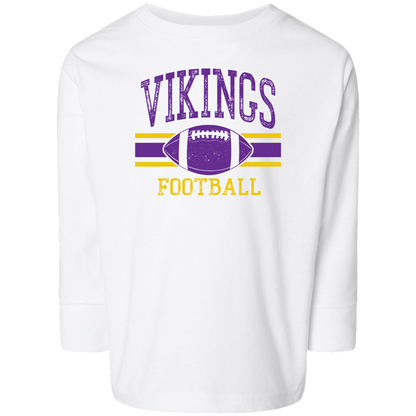 Vikings Football Toddler Long Sleeve Tee