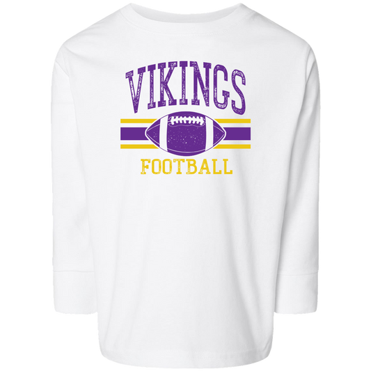 Vikings Football Toddler Long Sleeve Tee