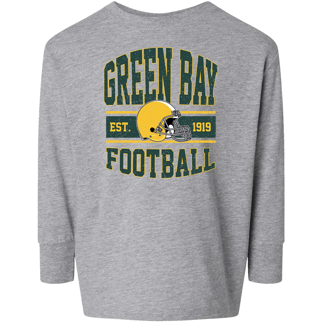 Green Bay Football Toddler Long Sleeve Tee