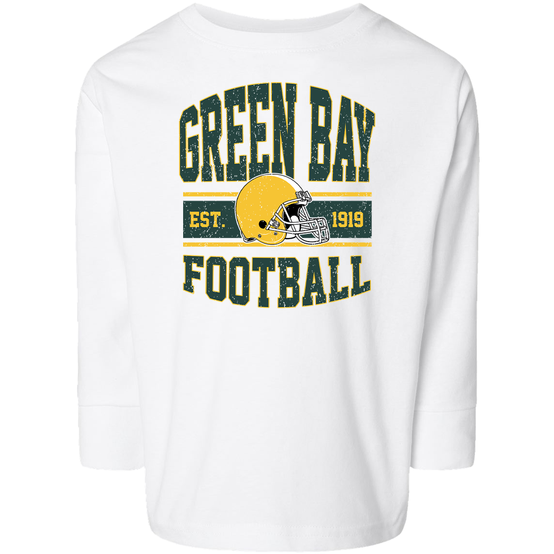 Green Bay Football Toddler Long Sleeve Tee
