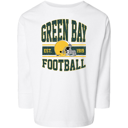 Green Bay Football Toddler Long Sleeve Tee