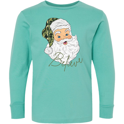 Believe in Santa Toddler Long Sleeve Tee