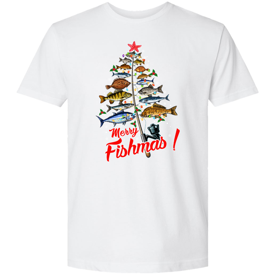 Merry Fishmas Adult Tee