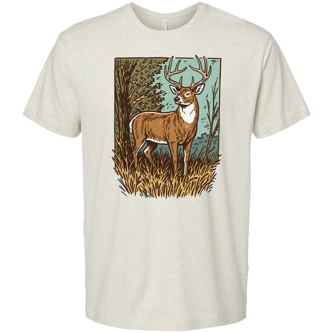 Vintage Deer Adult Tee