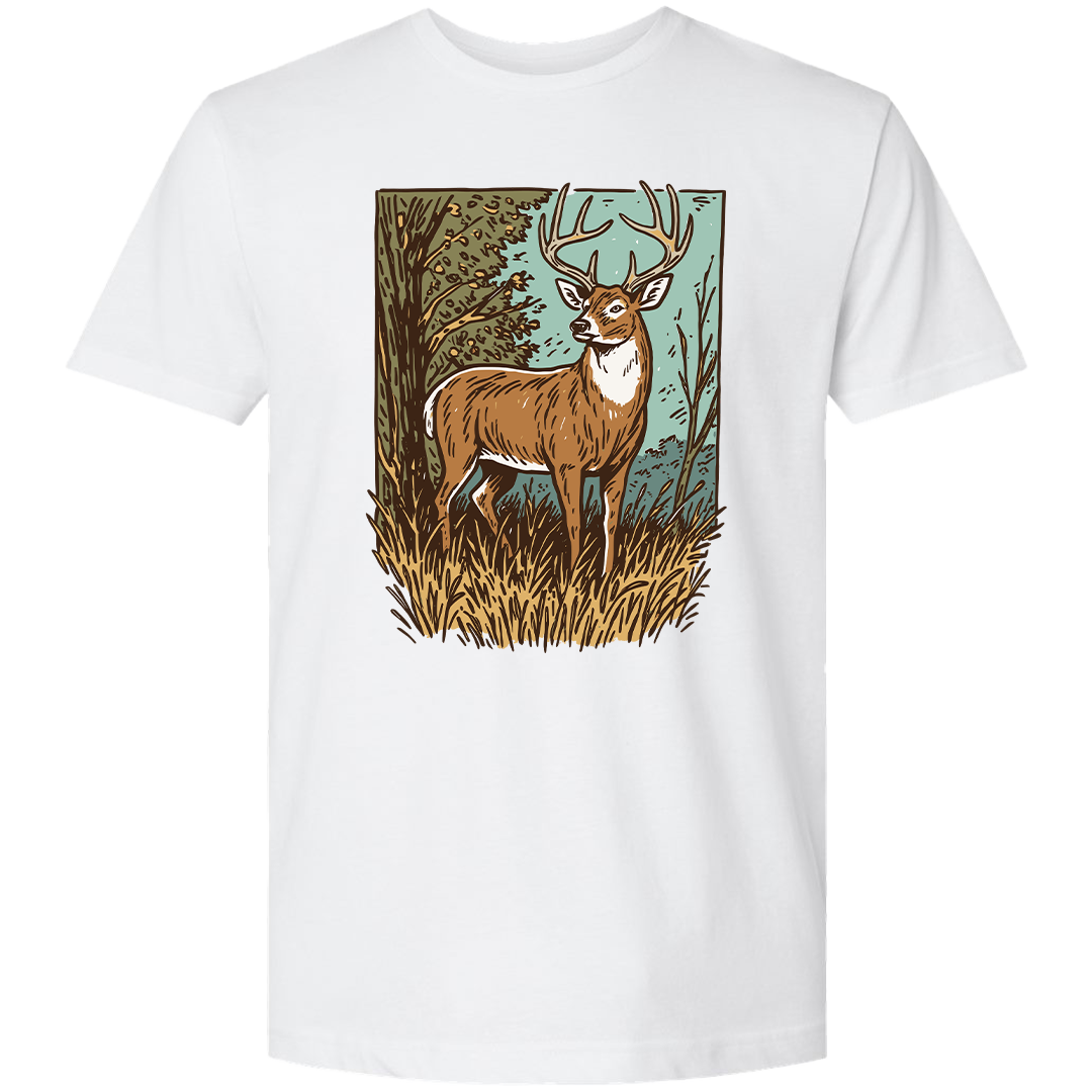 Vintage Deer Adult Tee