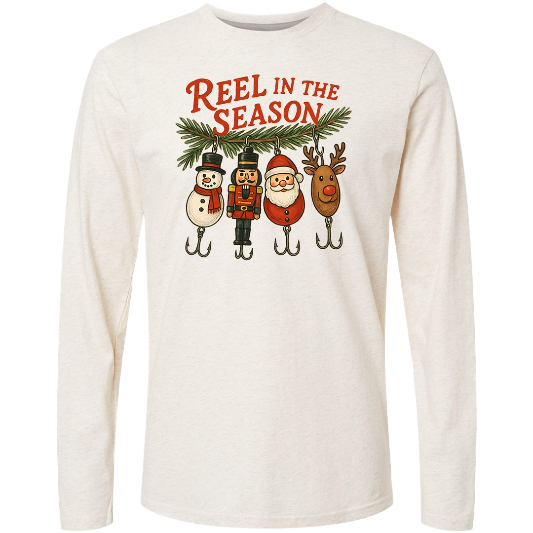 Reel Season Adult Long Sleeve Tee