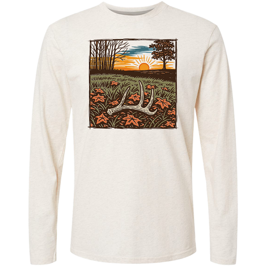 Antler Shed Adult Long Sleeve Tee