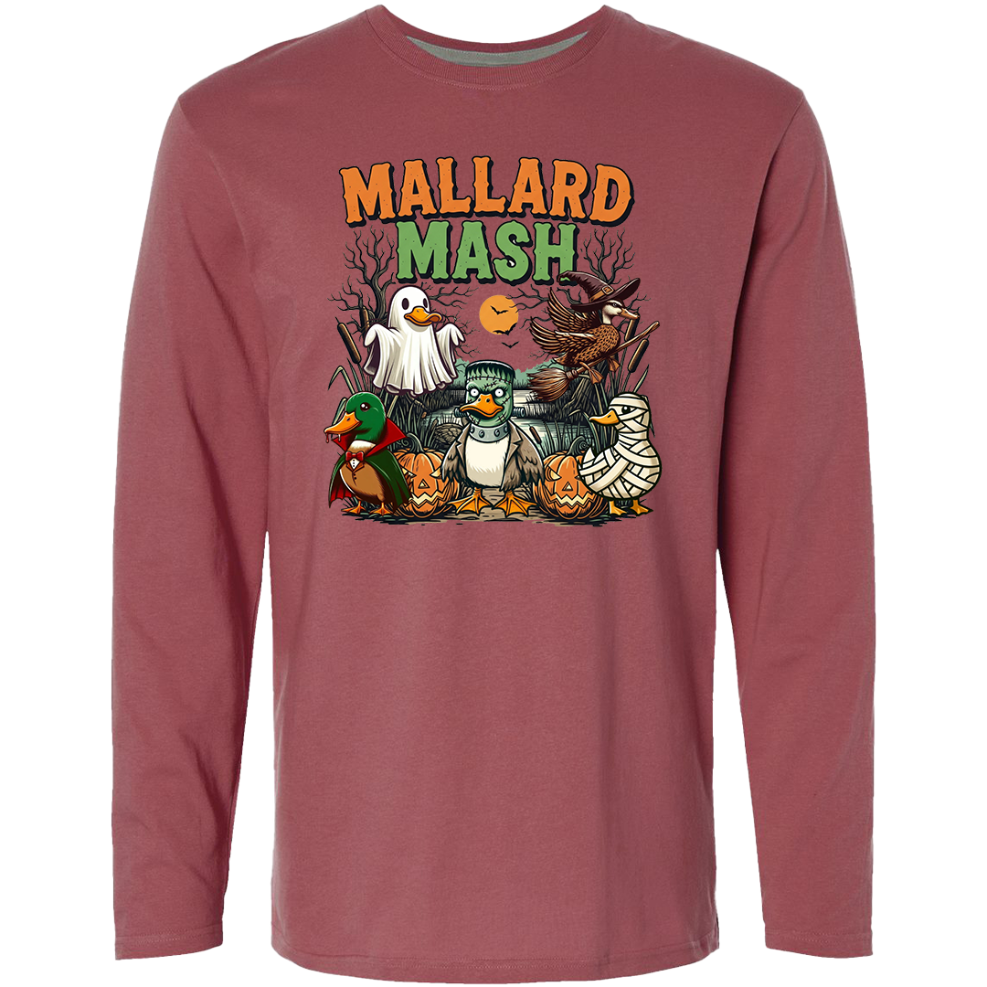 Mallard Mash Adult Long Sleeve Tee