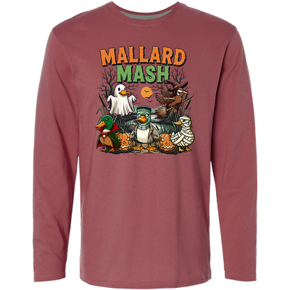 Mallard Mash Adult Long Sleeve Tee