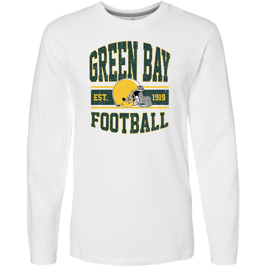 Green Bay Football Adult Long Sleeve Tee
