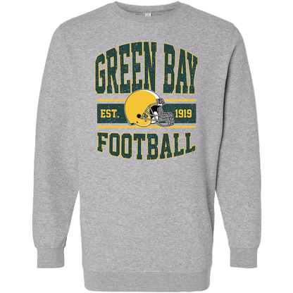 Green Bay Football Adult Crew Neck Sweatshirt