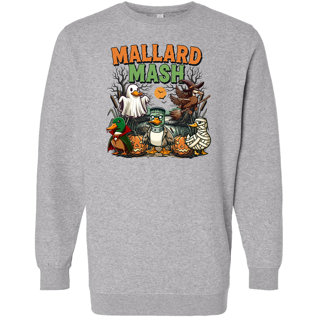 Mallard Mash Adult Crew Neck Sweatshirt