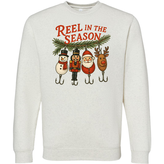 Reel Season Adult Crew Neck Sweatshirt