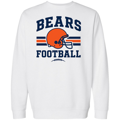 Bears Football Adult Crew Neck Sweatshirt
