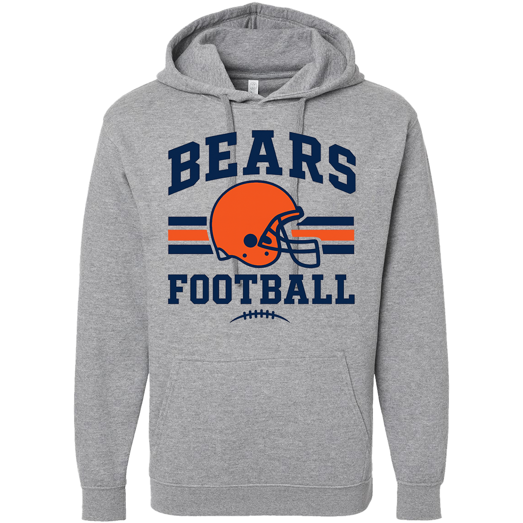 Bears Football Adult Hoodie