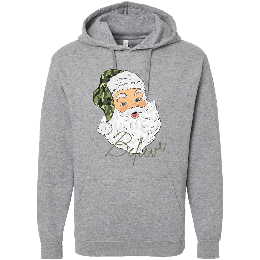 Believe in Santa Adult Hoodie