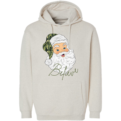 Believe in Santa Adult Hoodie