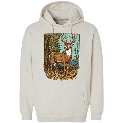 Vintage Deer Adult Hoodie