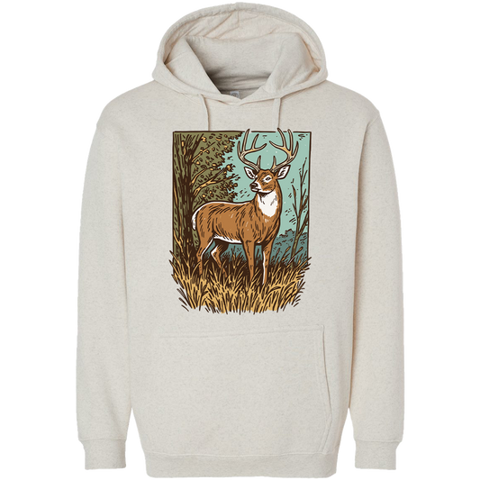 Vintage Deer Adult Hoodie